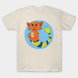 Chewy the Orange Tabby Purrmaid T-Shirt